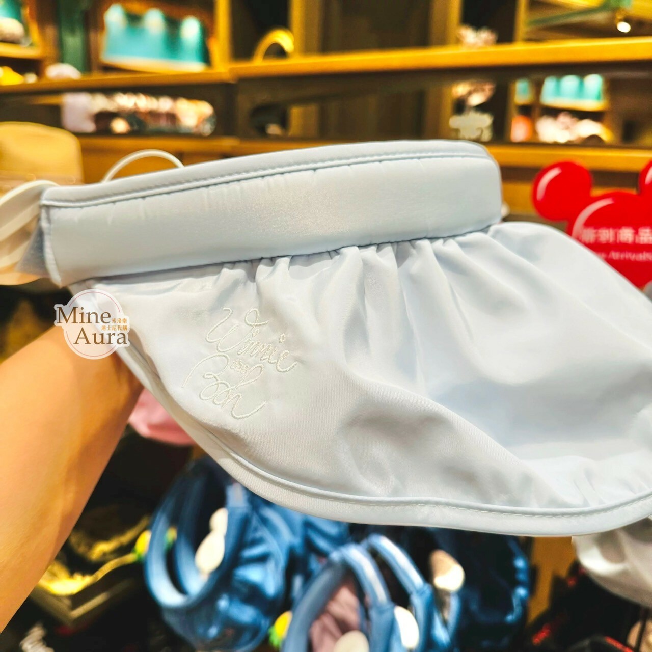 屹耳 Eeyore 刺繡大頭 造型 遮陽帽 帽子 小熊維尼 Winnie the Pooh -上海迪士尼樂園