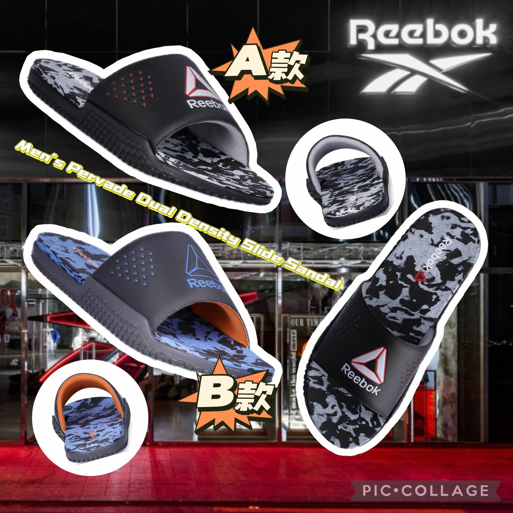 【預購】Reebok Pervade Dual F072909 男裝拖鞋