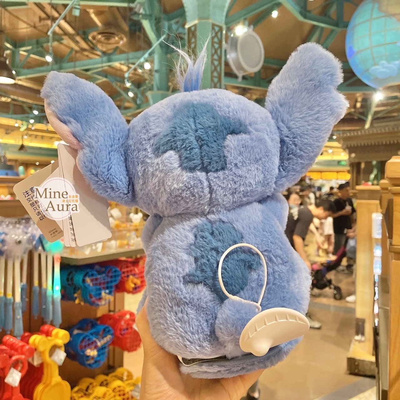 害羞 史迪奇 Stitch 互動式 可搖擺 臉紅紅 設計 娃娃 玩偶 星際寶貝 Lilo & Stitch -上海迪士尼樂園