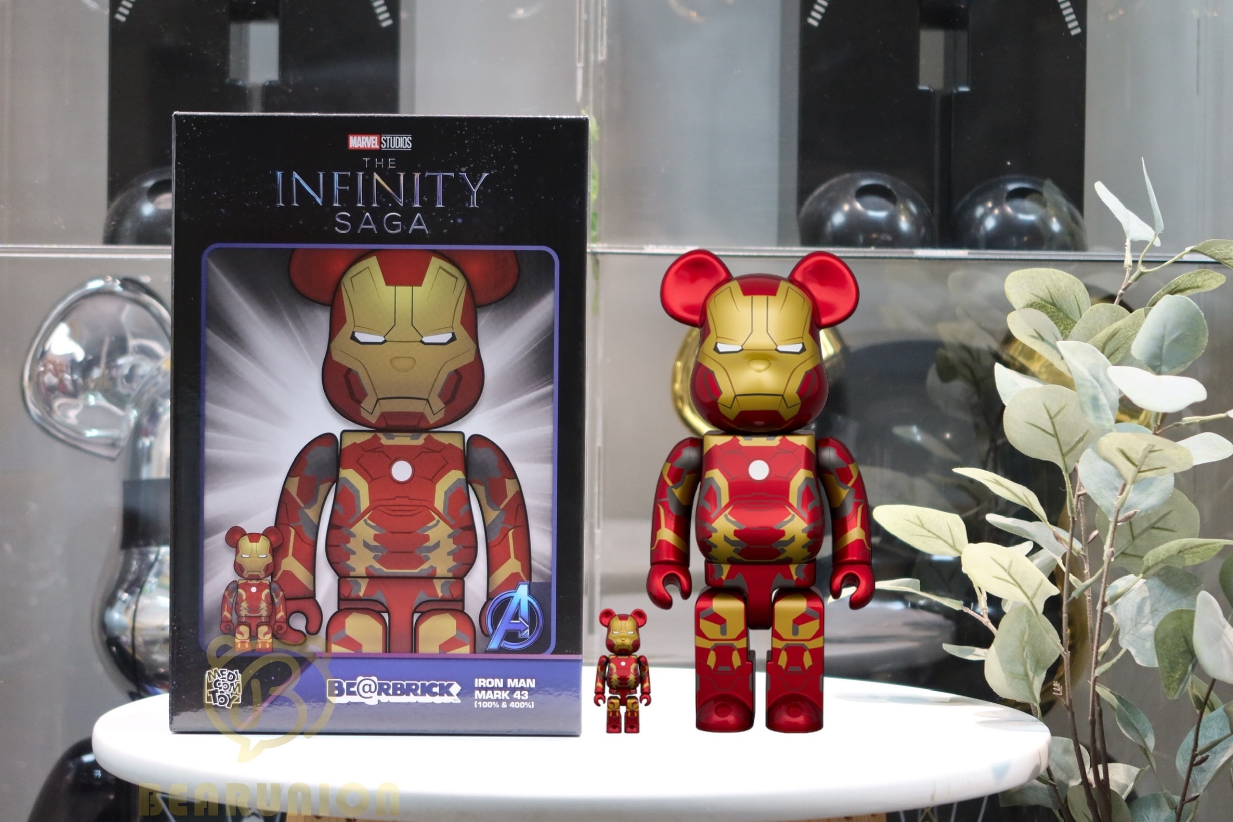 BE@RBRICK IRONMAN MARK IV & 堅苦しい 43 100%&400%