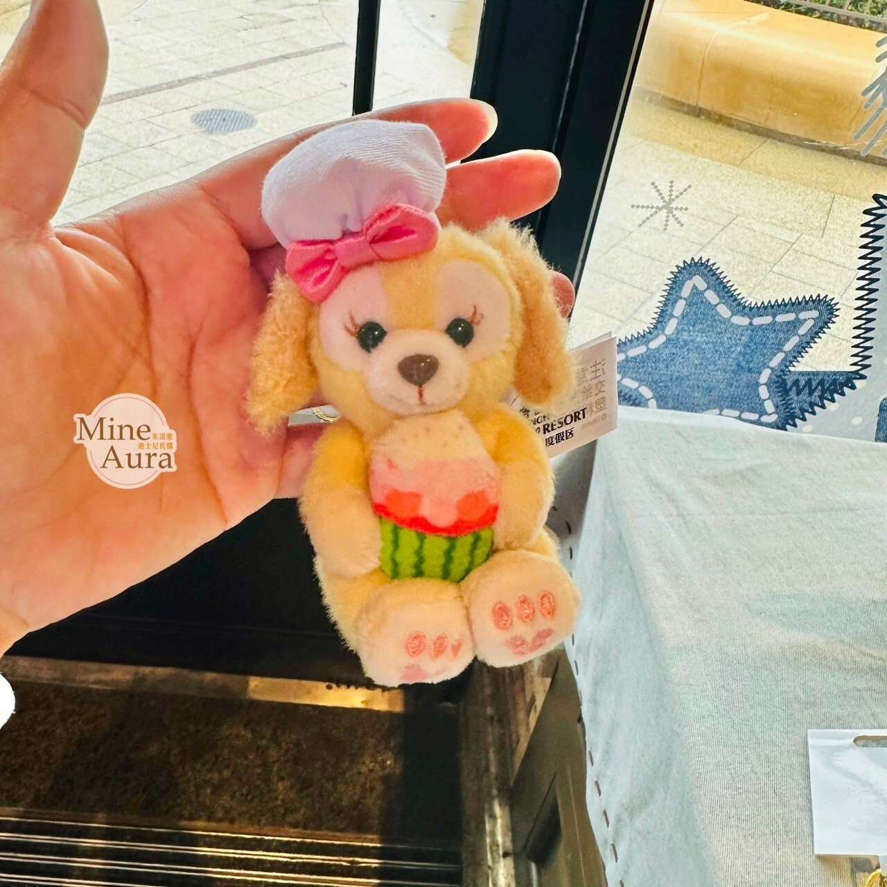 下午茶系列 可琦安 餅乾 CookieAnn 坐姿 吊飾 鑰匙圈 -上海迪士尼樂園