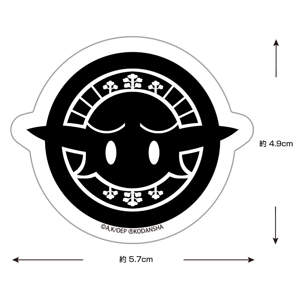 Cospa 0805 TVｱﾆﾒ『江戸前ｴﾙﾌ』 高耳神社 社紋 ﾐﾆｽﾃｯｶｰ