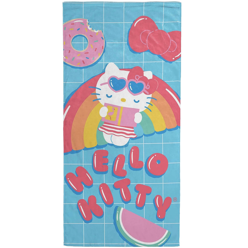 美國超柔軟棉質浴巾 - Hello Kitty