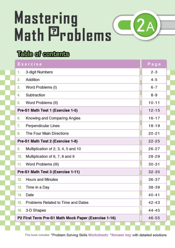 【多買多折】MathPro for HKAT Mastering Math Problems 2A