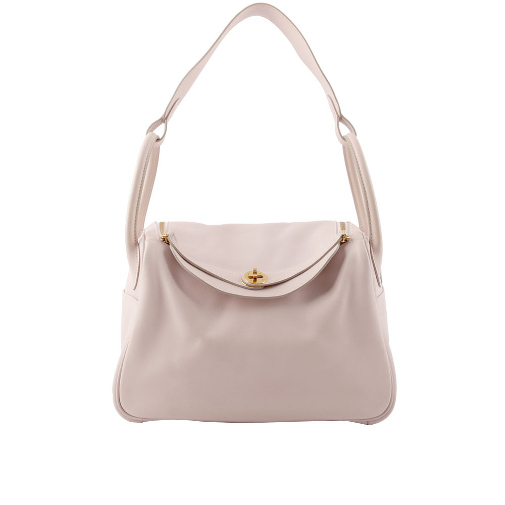 【Hermès】金釦 SWIFT皮 Lindy 30cm