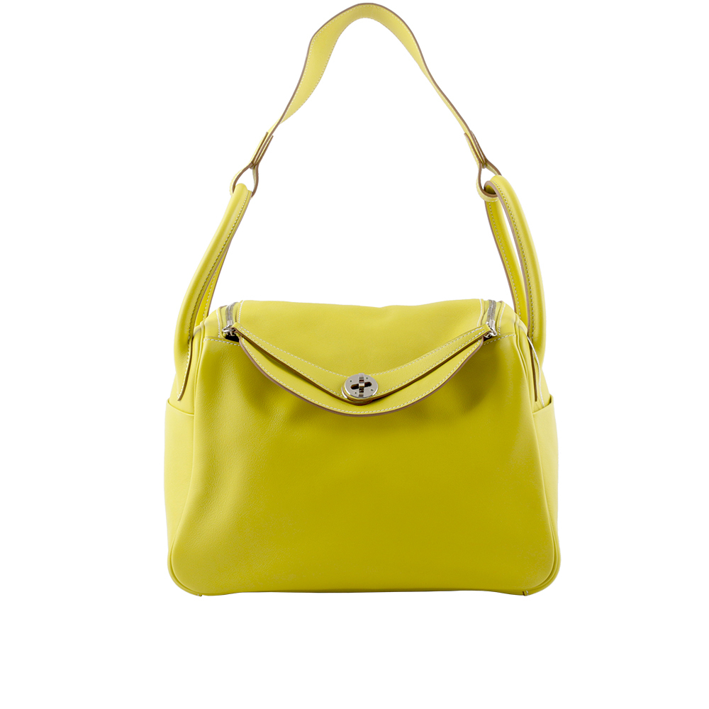 【Hermès】銀釦 SWIFT皮 Lindy 30cm