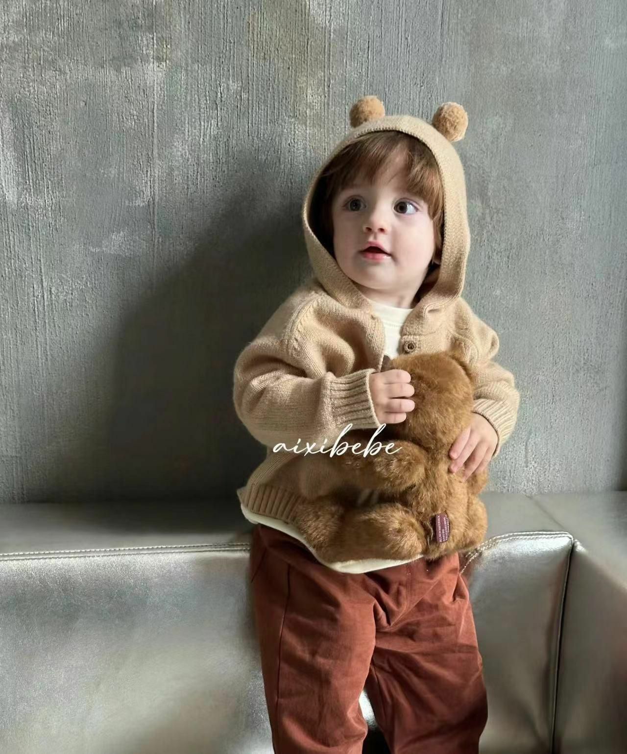 廠單 小熊耳朵北極絨外套