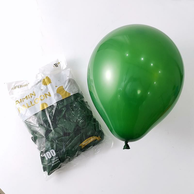 熱推節日派對裝飾場景佈置氣球(墨綠色100個）