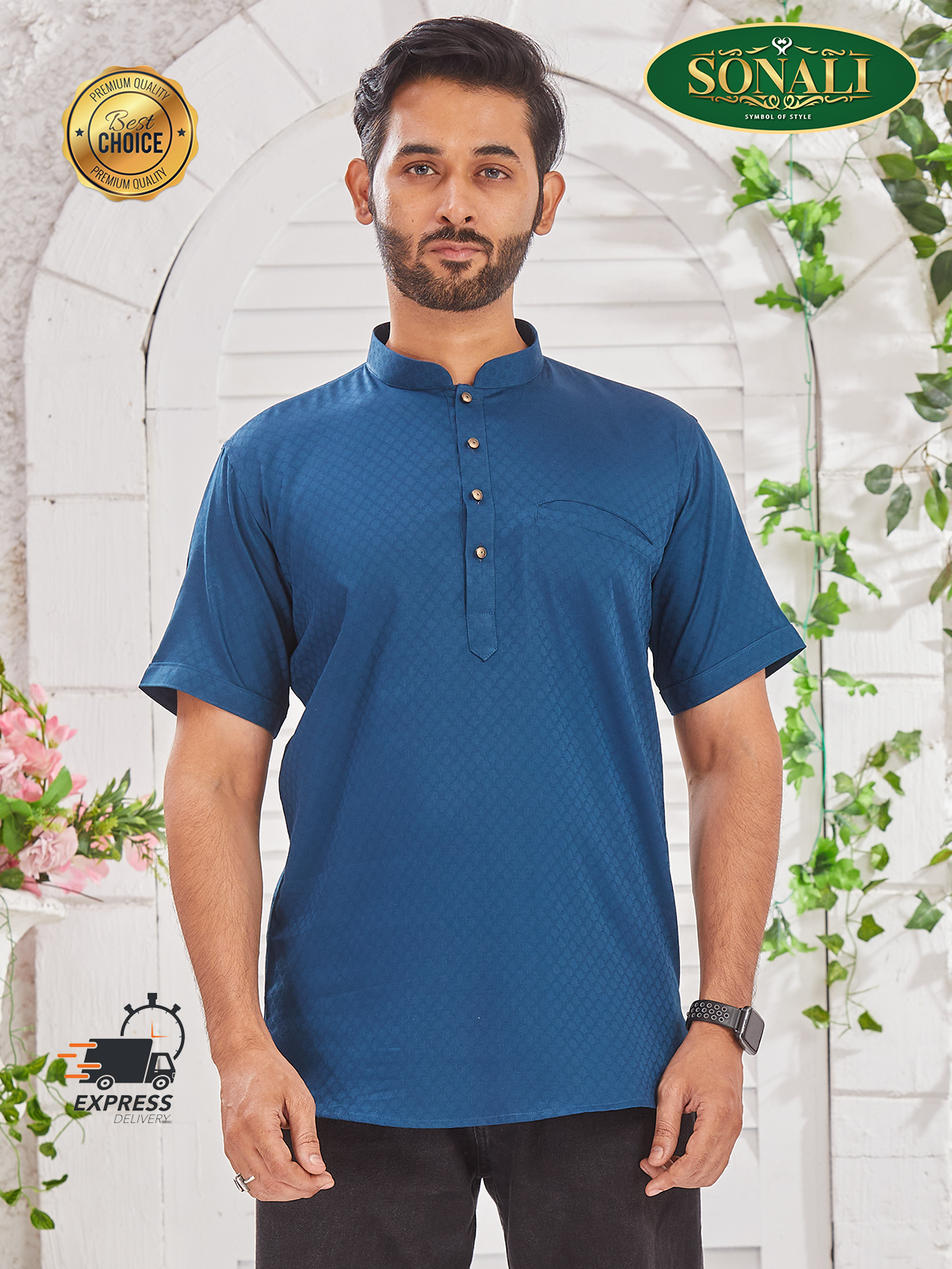 [READY STOCK] Sonali Premier Quality Men's Top / Traditional Men's Wear Jippa - Q1918