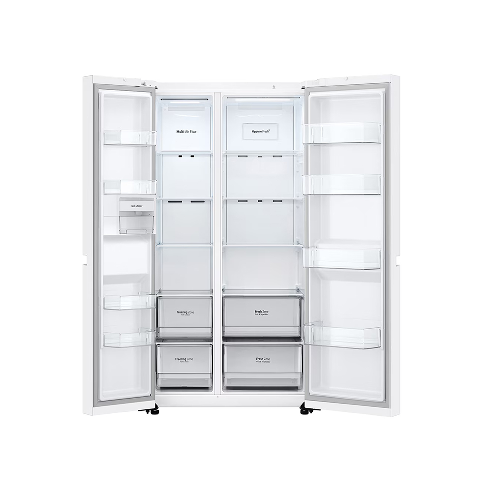 LG | 智慧變頻對開冰箱 亞麻白 / 653L (冷藏414/冷凍239) GL-BL62WM