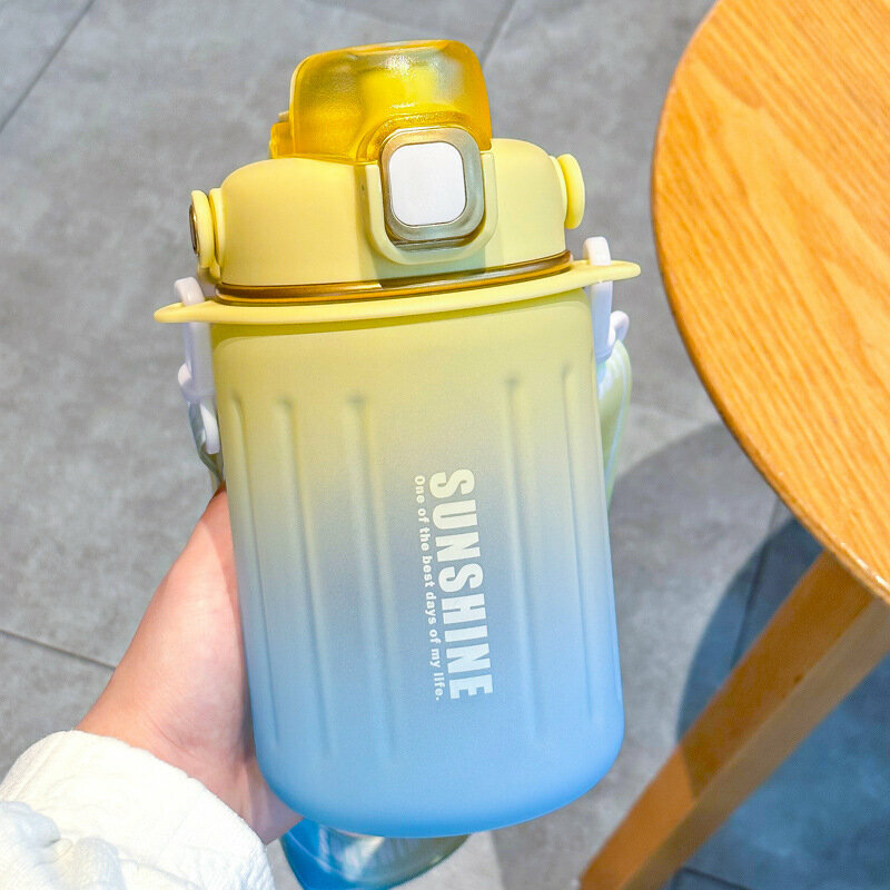 熱推便攜防摔水樽(銀杏黃  1000ML）