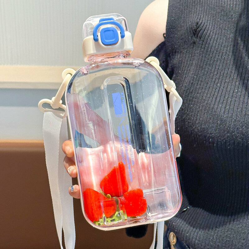 熱推便攜防摔水樽(白色 750ML）