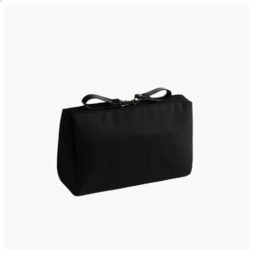 Hot recommended portable travel cosmetics storage bag (black [small size]