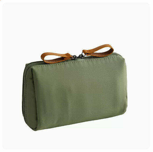 Hot recommendation portable travel cosmetics storage bag (matcha green [upgraded version large size]