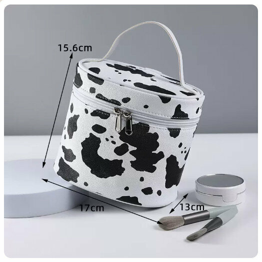 Hotly recommended portable cosmetic bag storage bag [portable tall barrel model]