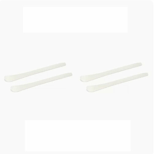 Hot Recommended [2 Pairs Pack] Silicone Ear Hook Holders for Glasses (Round Mouth Transparent - Lens Cloth Included)