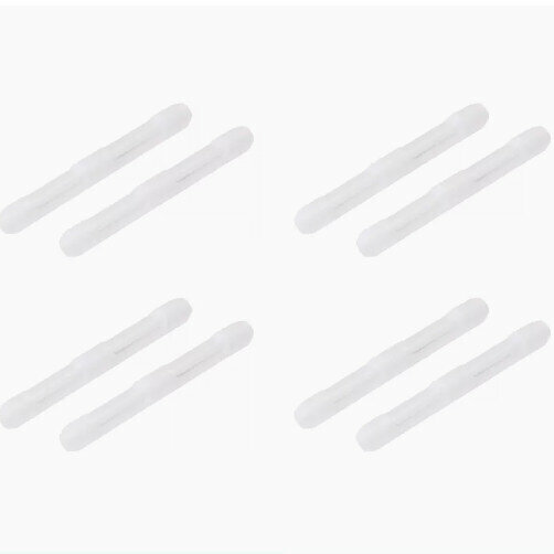 Hot Recommendation [Pack of 4] Silicone Ear Hook Snap Holders for Glasses (Transparent - Lens Cloth Included)