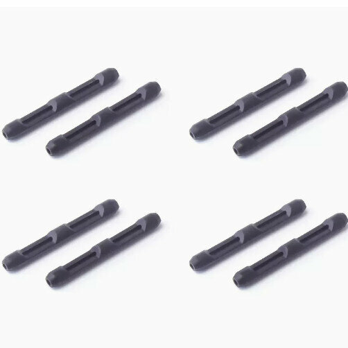 Hot Recommended [4 Pairs Pack] Silicone Ear Hook Snap Holders for Glasses (Black - Comes with Glasses Cloth)