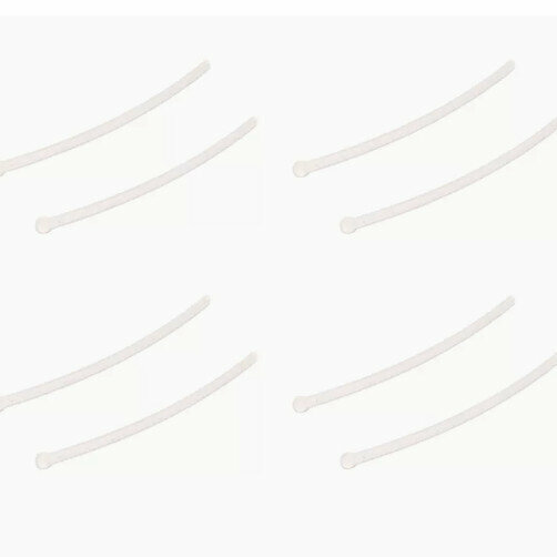 Hot Recommendation [4 Pairs Pack] Silicone Ear Hook Holders for Glasses (Round Head Leg Covers with Transparent - Lens Cloth Included)