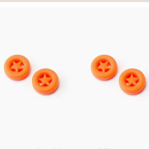 Hot Recommendation [Pack of 2] Anti-slip ear hook holders for glasses (orange (glass cloth included))
