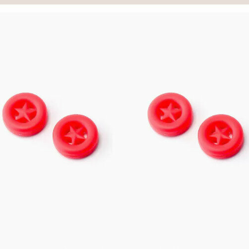 Hot Recommendation [Pack of 2] Anti-slip ear hook holders for glasses (red (comes with lens cloth))