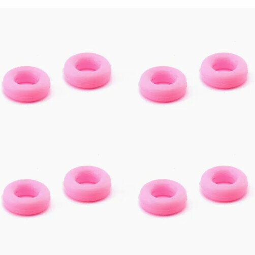Hot Recommendation [Pack of 4] Anti-slip ear hook holders for glasses (circle pink (glass cloth included))