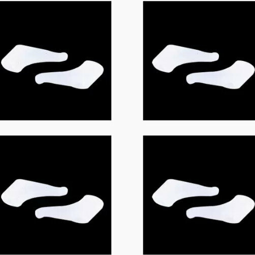 Hot Recommended [4 Pairs Pack] Anti-slip Ear Hook Holders for Glasses (F20 Anti-slip Cover for Glasses - White)