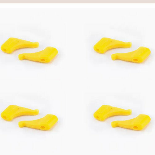 Hot style [4 pairs set] anti-slip ear hook holder for glasses (F20 anti-slip cover for glasses-yellow)