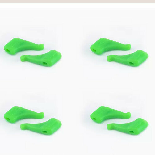 Hot Recommended [4 Pairs Pack] Anti-slip Ear Hook Holders for Glasses (F20 Anti-slip Cover for Glasses - Green)