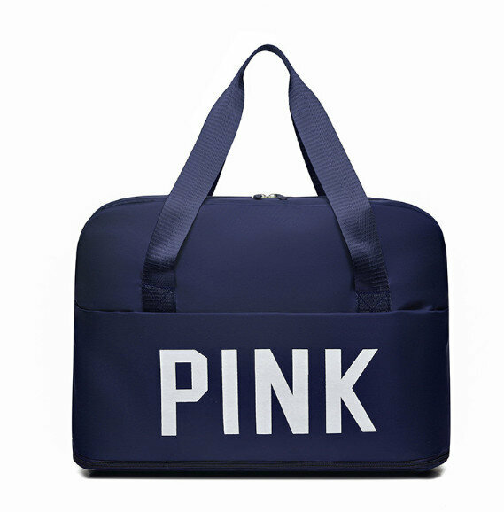 Popular lightweight dry and wet separation sports travel bag (blue)