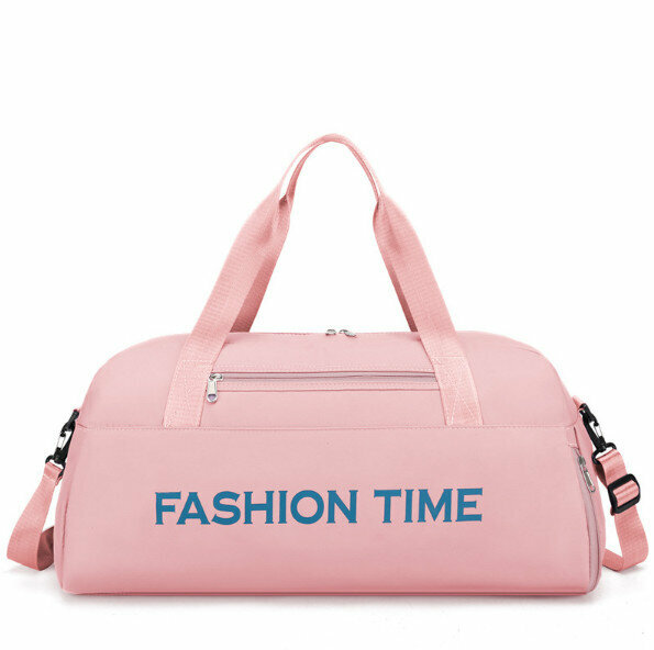 Popular large-capacity portable travel bag (pink)