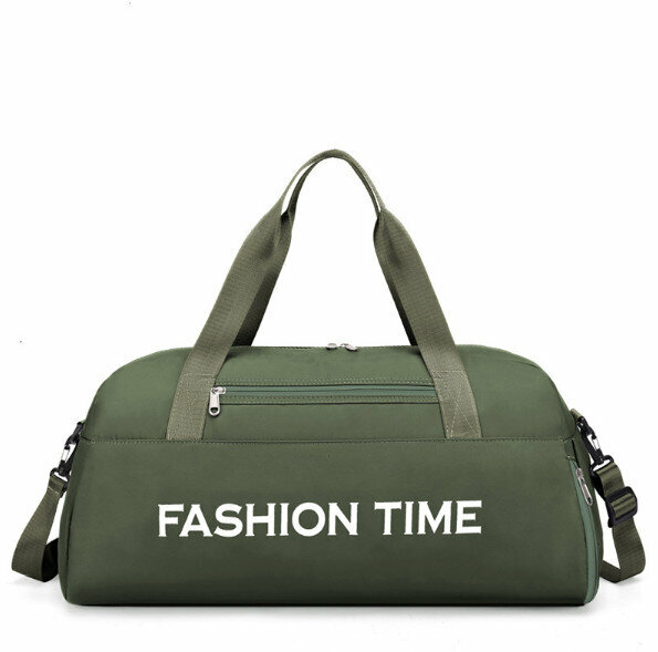 Popular large-capacity portable travel bag (green)