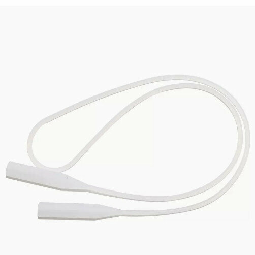 Popular children's glasses rope silicone foot covers (silicone long rope - white)