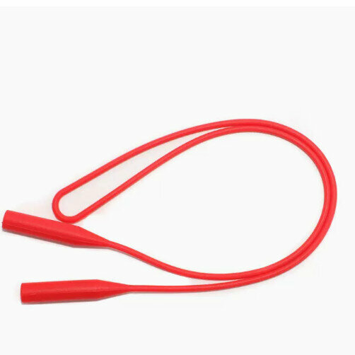 Popular children's glasses rope silicone foot covers (silicone long rope - red)