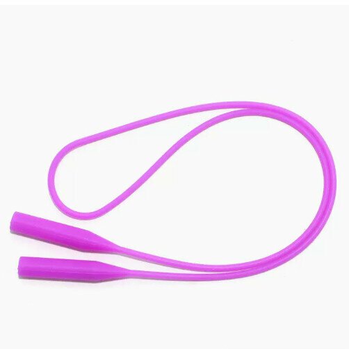 Popular children's glasses rope silicone foot covers (silicone long rope-purple)