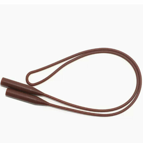 Popular children's glasses rope silicone foot covers (silicone long rope - coffee color)