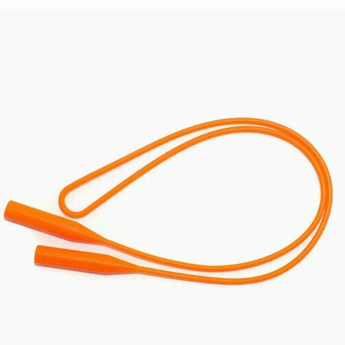 Popular children's glasses rope silicone foot covers (silicone long rope-orange)