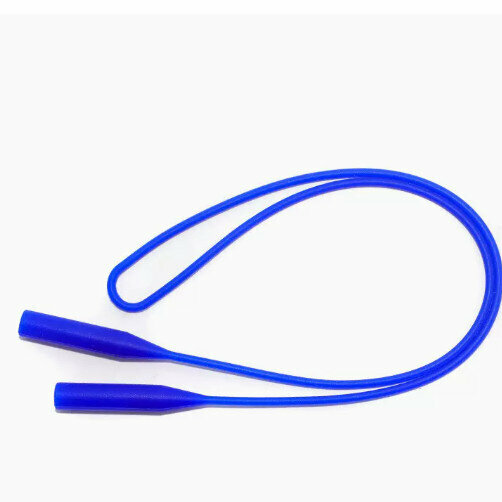 Popular children's glasses rope silicone foot covers (silicone long rope-dark blue)