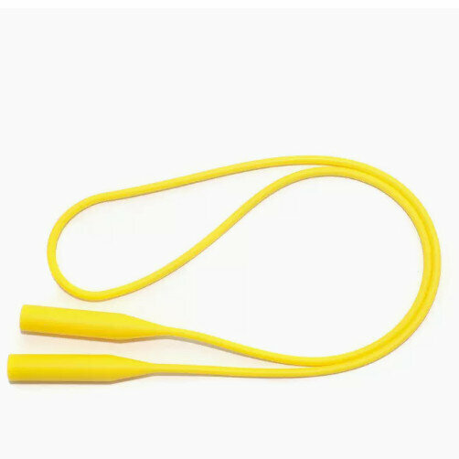 Popular children's glasses rope silicone foot covers (silicone long rope-yellow)
