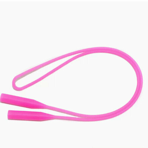 Popular children's glasses rope silicone foot covers (silicone long rope-rose red)
