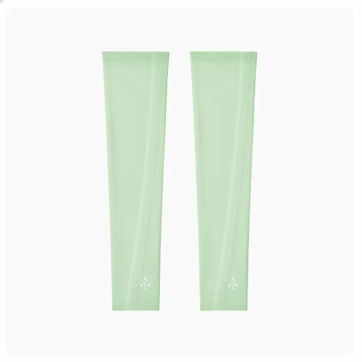 New sun protection arm gloves, anti-UV ice silk gloves [light tree green] (size: M-L) (please contact customer service to confirm the delivery size after placing the order)