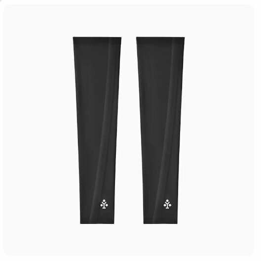 New sun protection arm gloves, anti-UV ice silk gloves [mysterious black] (size: L-XL) (please contact customer service to confirm the delivery size after placing the order)