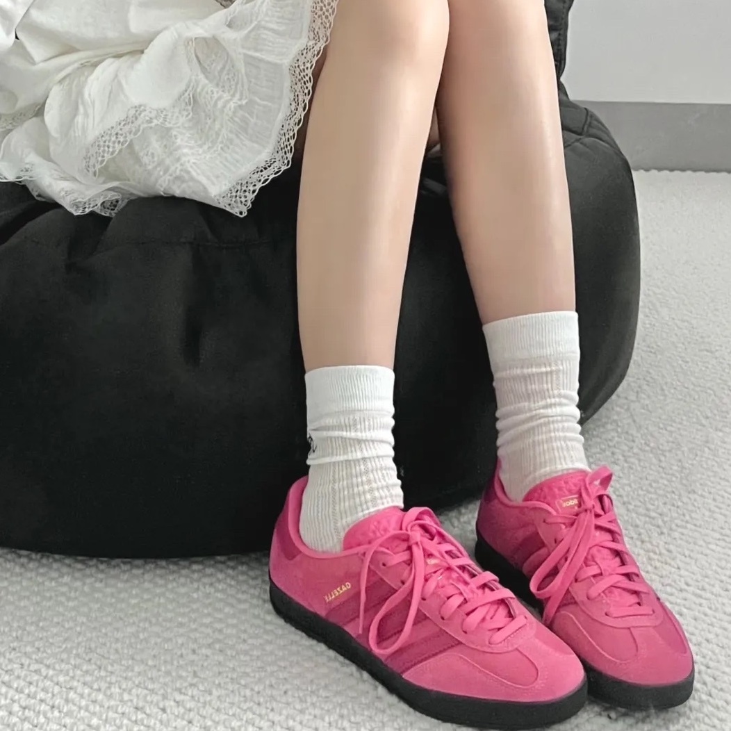 ADIDAS GAZELLE INDOOR 粉黑 桃粉 草莓熊配色 黑底 女鞋 JI2585 / 預購