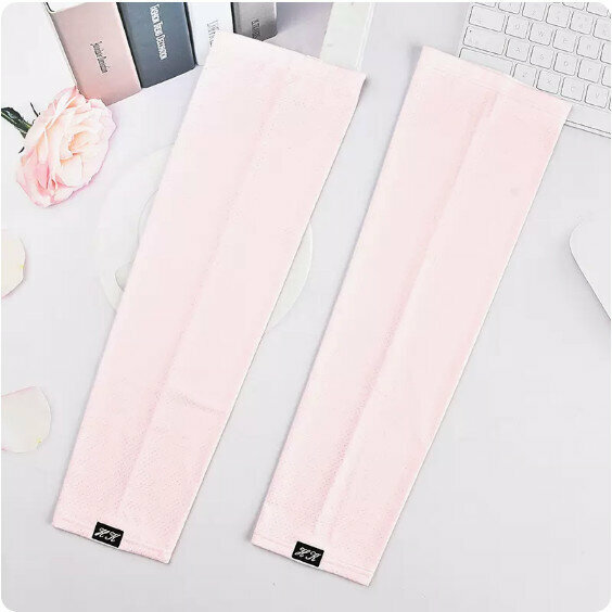 New summer sun protection loose ice sleeves (pink) [one size fits all]