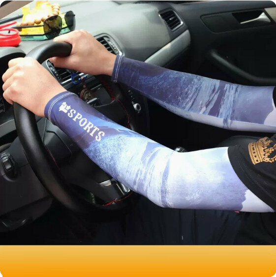 Hot Selling Summer Thin Sunscreen Ice Sleeves (Mountain and River Style) [One Size Fits All]