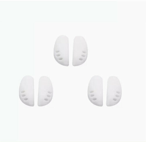 Hot Selling Eyeglass Accessories Nose Pads Snap-On [Type B White [Pack of 3]]