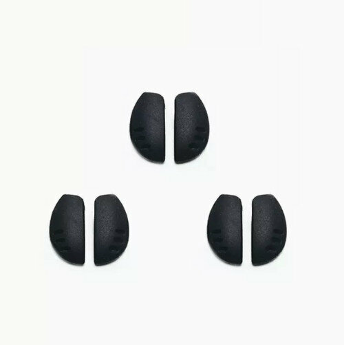 Hot selling glasses accessories nose pad snap-on type [B style black [3 pairs]]