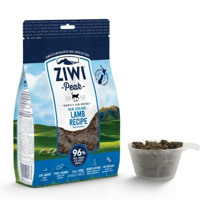 Ziwi Peak巔峰 風乾貓糧系列 羊肉配方．400g/1kg