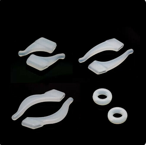 Hot selling glasses anti-slip cover [Sports style-medium size-small size-round style white 1 pair each]