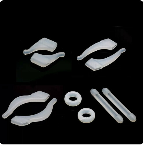 Hot selling glasses anti-slip cover [sports style/medium/small/round style/sleeve white 1 pair each]